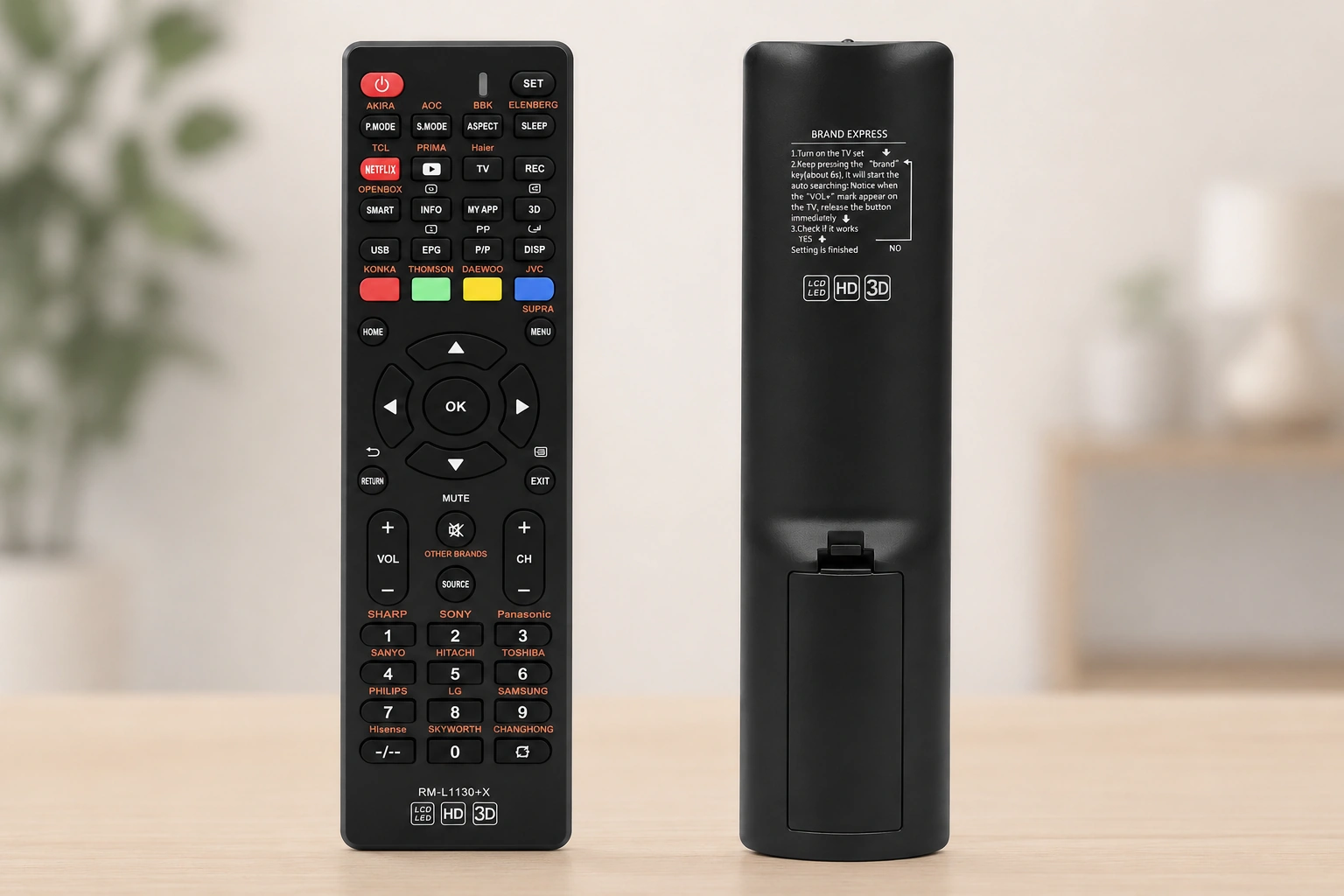 Универсално дистанционно управление RM-L1130+X за телевизор