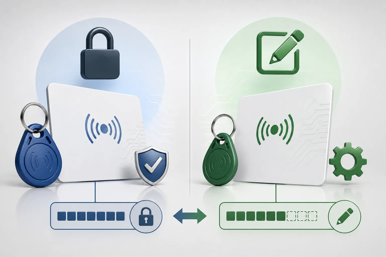 Разлика между UID, CUID и UID Changeable RFID карти